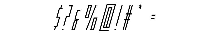 Phantacon Super-Italic Font OTHER CHARS
