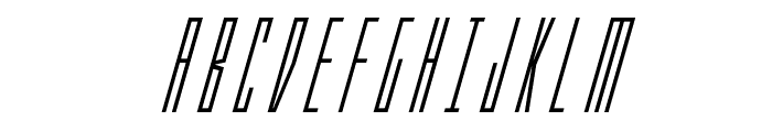 Phantacon Super-Italic Font UPPERCASE