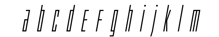 Phantacon Title Italic Font LOWERCASE