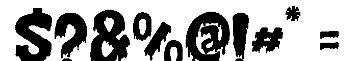 Phantasm Ghost Font OTHER CHARS