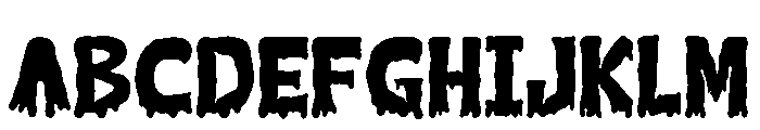Phantasm Ghost Font UPPERCASE