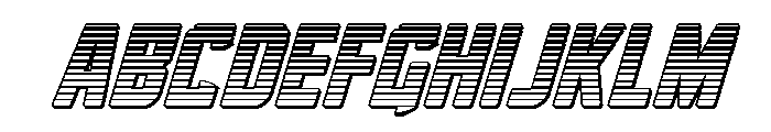 Phantom Storm Chrome Italic FONT