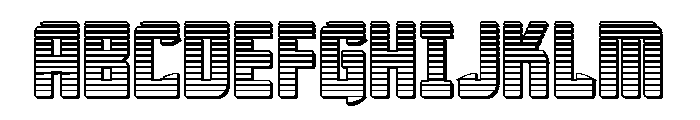 Phantom Storm Chrome Font UPPERCASE