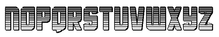 Phantom Storm Chrome Font UPPERCASE
