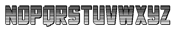 Phantom Storm Chrome Font LOWERCASE