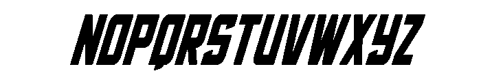 Phantom Storm Condensed Italic Font LOWERCASE
