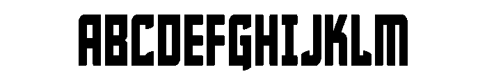 Phantom Storm Condensed Font UPPERCASE