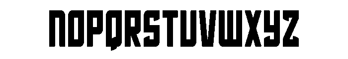 Phantom Storm Condensed Font UPPERCASE