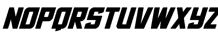 Phantom Storm Expanded Italic Font LOWERCASE