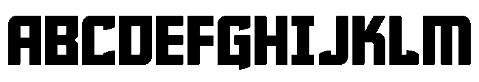 Phantom Storm Expanded Font UPPERCASE