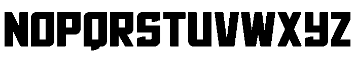 Phantom Storm Expanded Font LOWERCASE