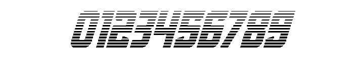 Phantom Storm Gradient Italic Font OTHER CHARS
