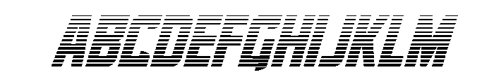 Phantom Storm Gradient Italic FONT