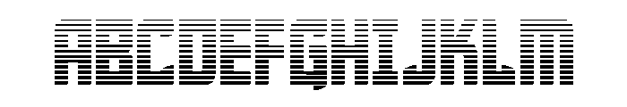 Phantom Storm Gradient Font UPPERCASE