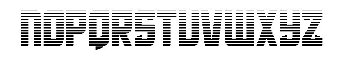 Phantom Storm Gradient Font UPPERCASE