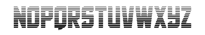 Phantom Storm Gradient Font LOWERCASE