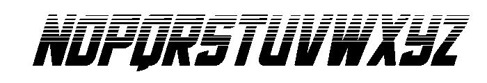 Phantom Storm Halftone Italic Font LOWERCASE