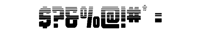 Phantom Storm Halftone Font OTHER CHARS