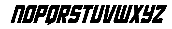 Phantom Storm Italic Font UPPERCASE