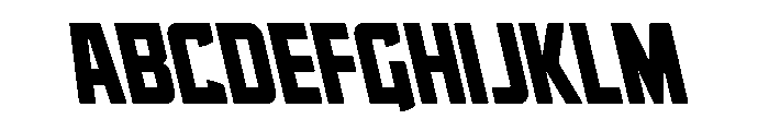Phantom Storm Semi-Leftalic FONT