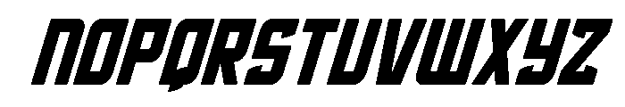 Phantom Storm Spaced Italic Font UPPERCASE