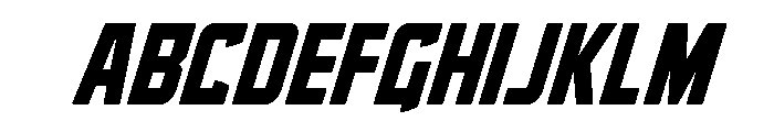 Phantom Storm Spaced Italic FONT