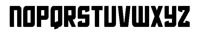 Phantom Storm Spaced Font UPPERCASE