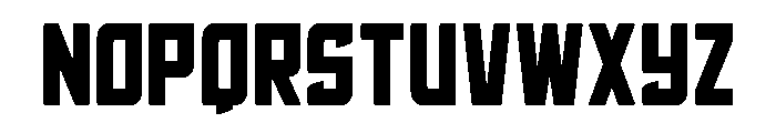 Phantom Storm Spaced Font LOWERCASE