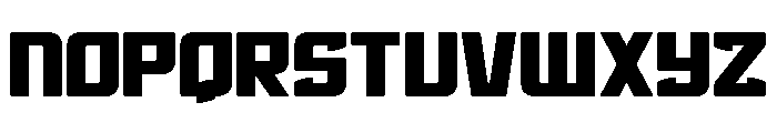 Phantom Storm Wide Font UPPERCASE