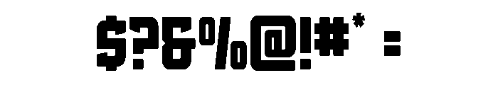 Phantom Storm Font OTHER CHARS