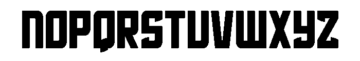 Phantom Storm Font UPPERCASE