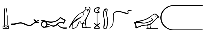 PharaohGlyph Medium Font OTHER CHARS