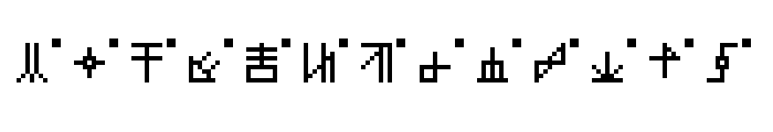 Phase1 Font LOWERCASE