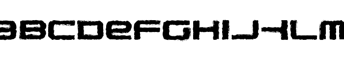 PhatBoySlim-Rough Font LOWERCASE