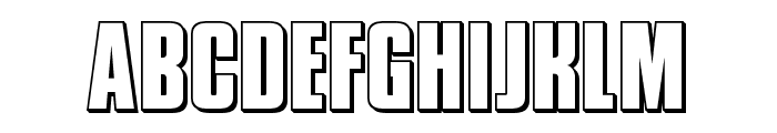 Phenomicon 3D Font LOWERCASE