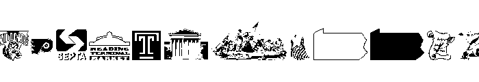 Philly Dings Font UPPERCASE
