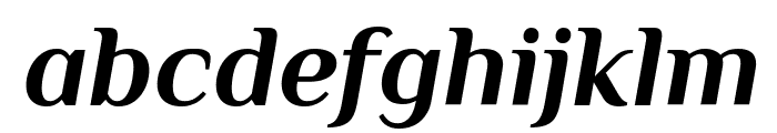 Philosopher Bold Italic Font LOWERCASE