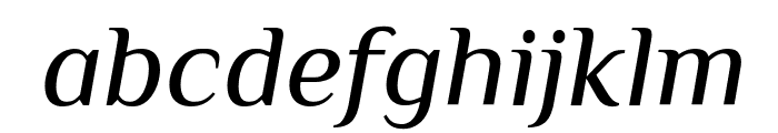Philosopher Italic Font LOWERCASE