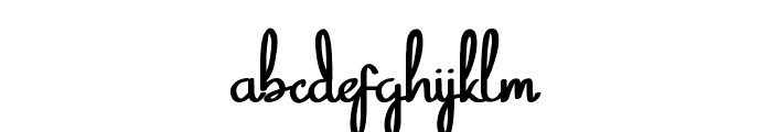 Phitton Demo Handwritten Font LOWERCASE