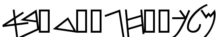 PhoenicianMoabite Normal Font UPPERCASE