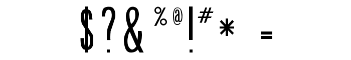 Phoenix Regular Font OTHER CHARS