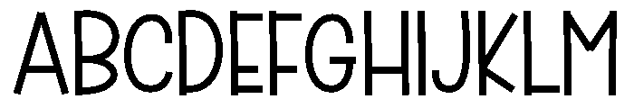 Phone Font UPPERCASE