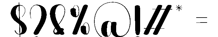 Physical Font OTHER CHARS
