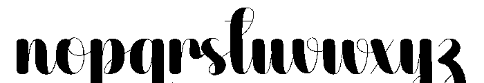 Physical Font LOWERCASE