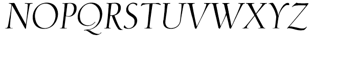 Phaistos Italic Font UPPERCASE