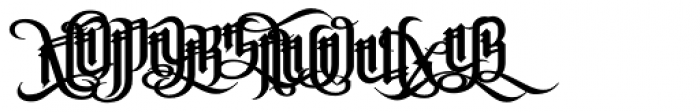 Phagoth Regular Font UPPERCASE