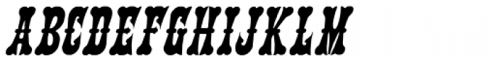 Phanitalian Italic Font UPPERCASE