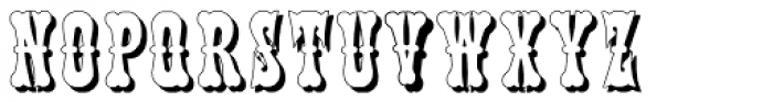 Phanitalian Shadow Font UPPERCASE