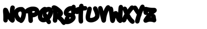 Phantom Graffiti Outline Font UPPERCASE