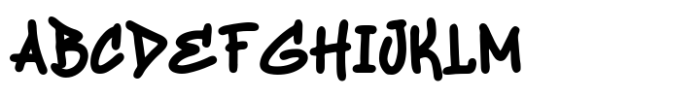 Phantom Graffiti Regular Font UPPERCASE